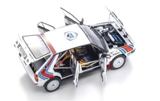 LANCIA - DELTA HF INTEGRALE 4WD TEAM LANCIA N 4 WINNAAR RALLY 1000 MEREN 1987 M.ALEN - I.KIVIMAKI
