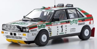 LANCIA - DELTA HF INTEGRALE 4WD (nachtversie) TEAM LANCIA TOTIP N 1 WINNAAR RALLY TARGA FLORIO 1987 D.CERRATO - G.CERRI