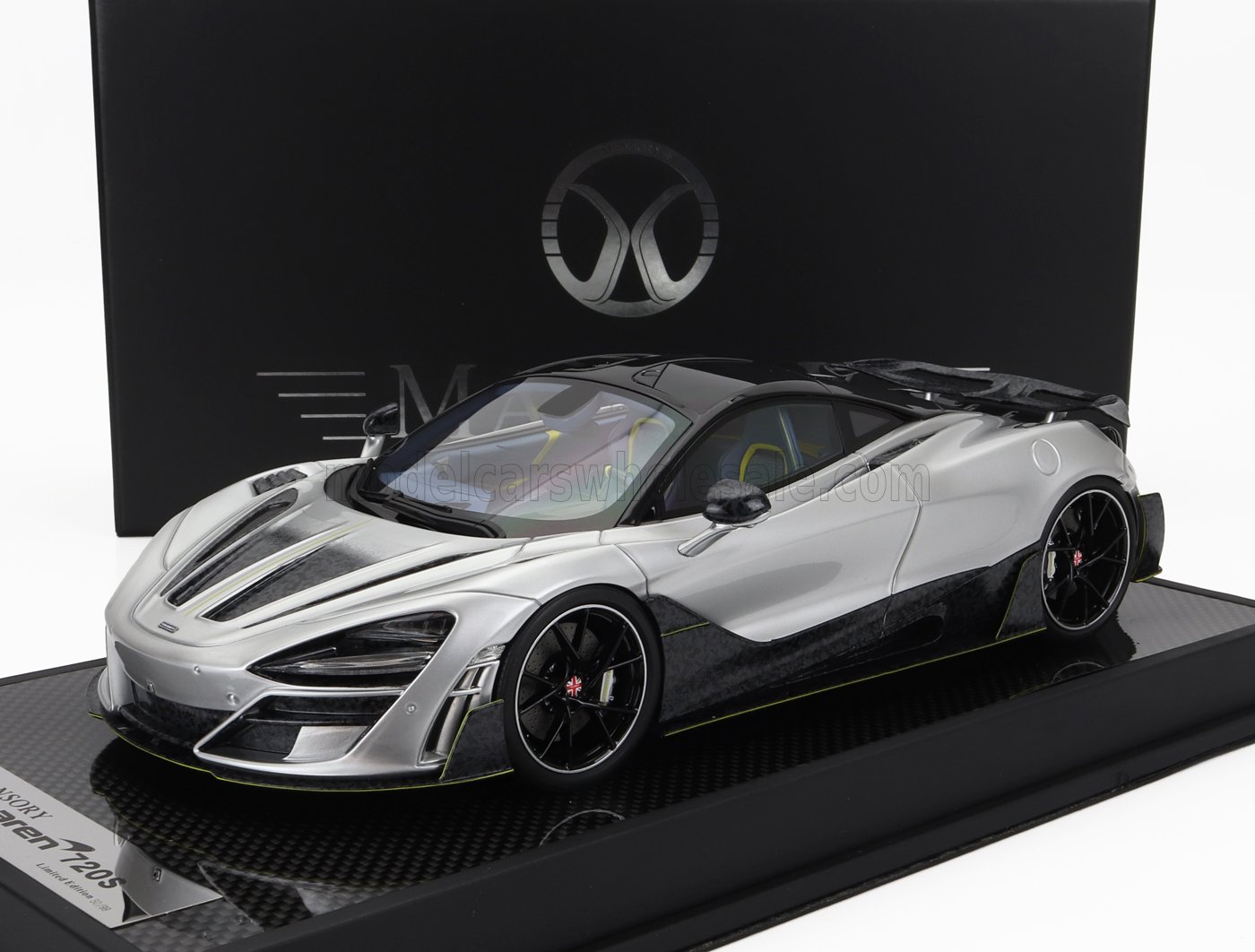 McLAREN - 720S MANSORY 2019 - SILVER CARBON