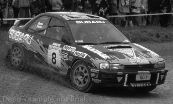 Subaru Impreza 555, No.8, Rallye WM, Rallye Neuseeland, P.Bourne/G.Vincent, 1997