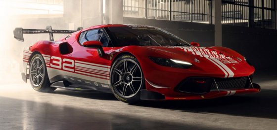 Ferrari 296 Challenge schaalmodel 1/18 van Looksmart