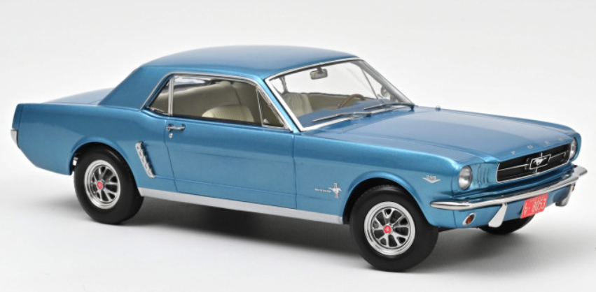 Ford Mustang Coupé 1965 Twilight Turquoise métal