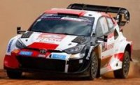 TOYOTA GR YARIS RALLY1 HYBRID N°17 TOYOTA GAZOO RACING WRT WINNER RALLYE SAFARI 2023