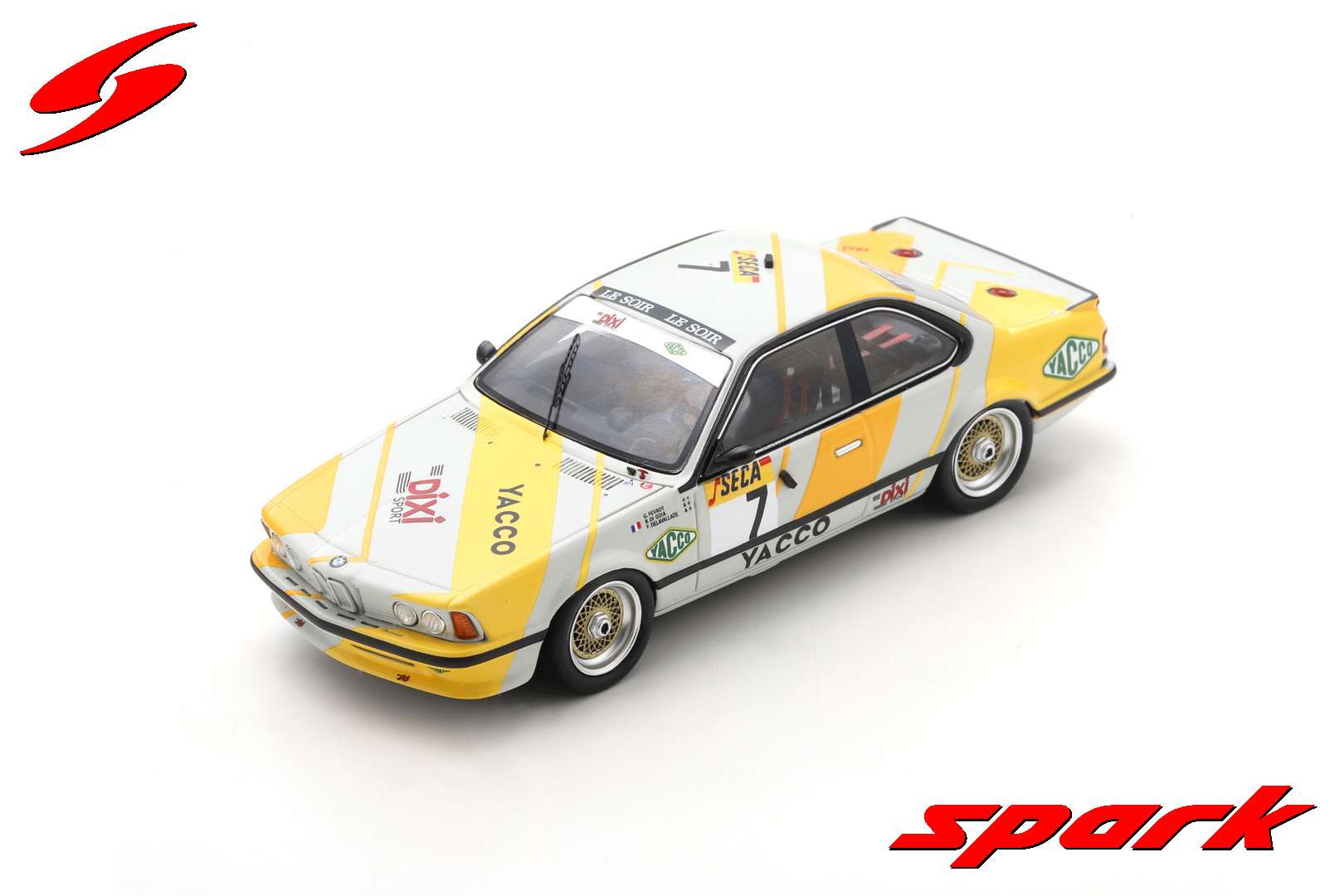 BMW 635 CSI NO.7 DIXI SPORT 24H SPA 1988 G. FÉVRO