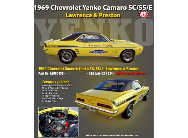 Chevrolet Yenko Camaro SC/SS/E *Lawrence & Preston