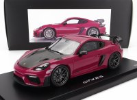 PORSCHE - 718 (982) CAYMAN GT4 RS 2021 - WITH SHOWCASE - STAR RUBY