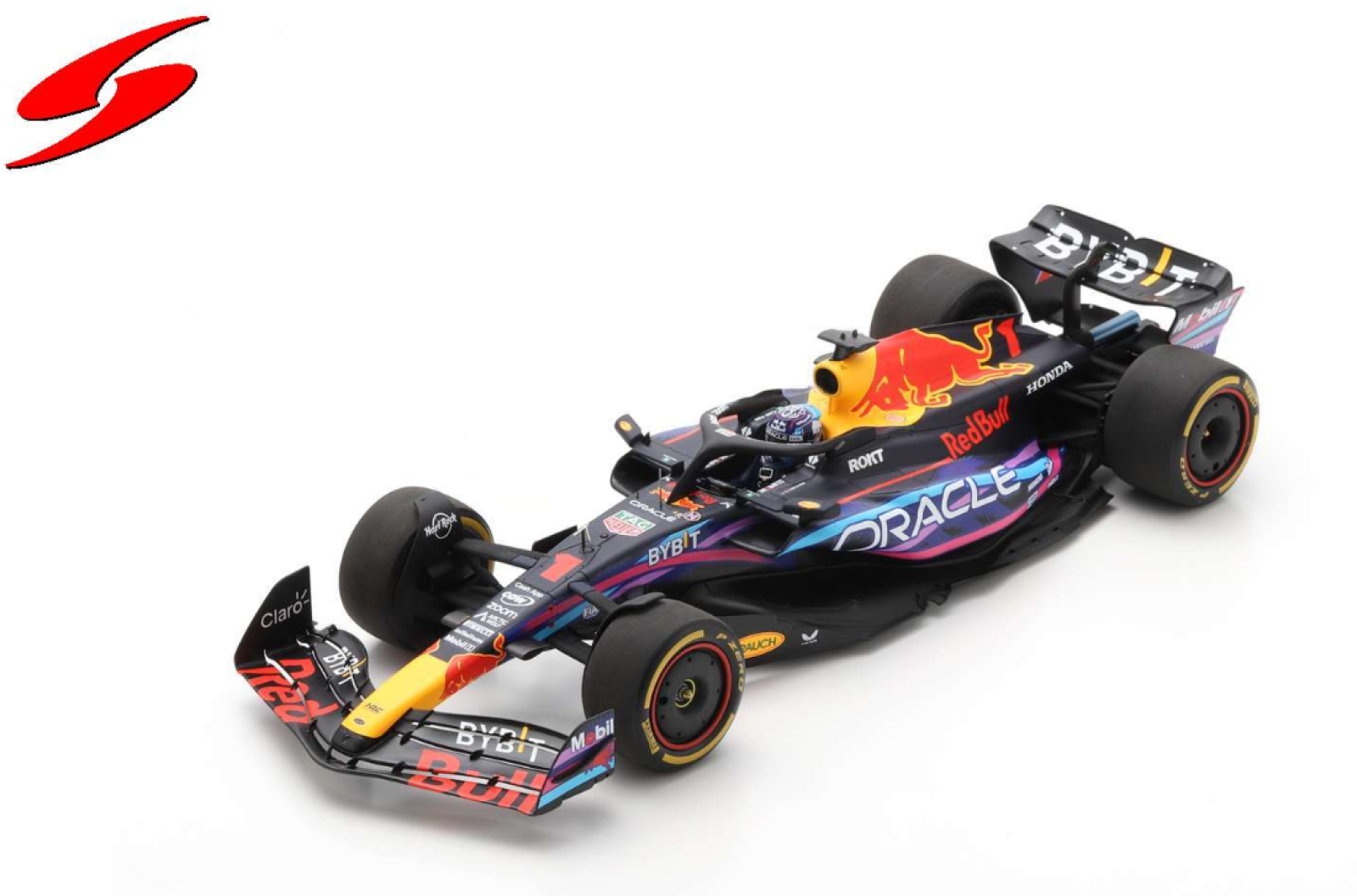 Schaalmodel Red Bull Racing Rb19 N°1 Oracle Red Bull Racing Winner Gp...