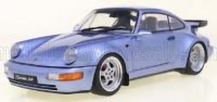 PORSCHE - 911 964 TURBO COUPE 1990 - BLEU CLAIR MET