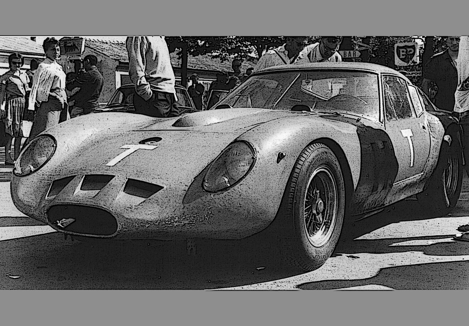 Ferrari 250 GTO Test GP Monza 1961 Willy Mairesse 