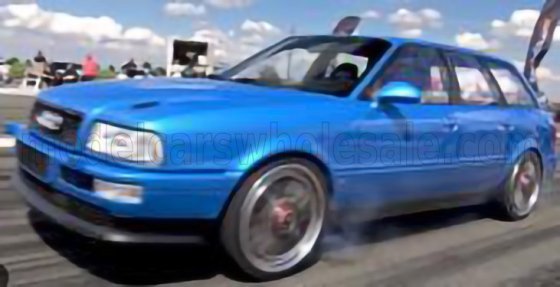 AUDI - A4 S2 AVANT SW STATION WAGON 1994 - BLEU