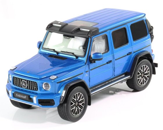 MERCEDES BENZ - G-CLASS G63 4x4 4.0 V8 BITURBO 585cv AMG 2020 - BLEU CLAIR