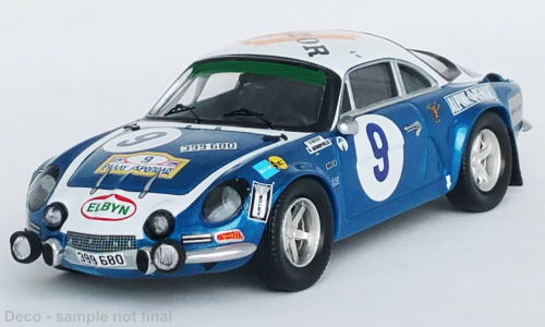 Alpine Renault A110, No.9, Rallye WM, Rallye Acrop