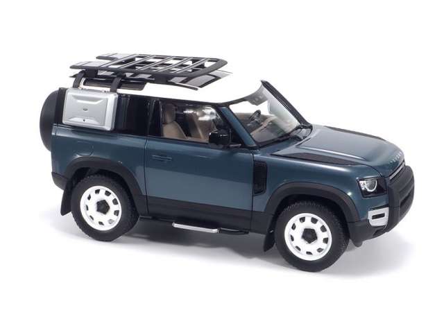 Land Rover Defender 90 With Roof Pack, tasman blue