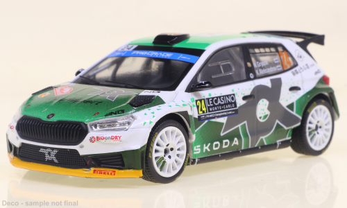 Skoda Fabia, No.24, WRC2, Rally Monte Carlo , N.Gr