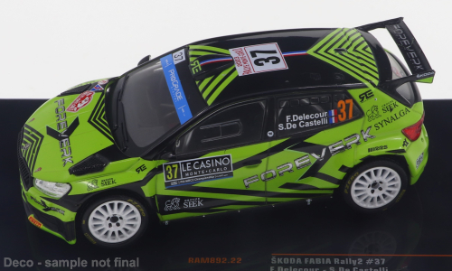 Skoda Fabia, No.37, WRC2, Rally Monte Carlo , F.De