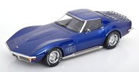 CHEVROLET - CORVETTE C3 1972 - WITH REMOVABLE ROOF PARTS - BLEU