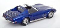 CHEVROLET - CORVETTE C3 1972 - WITH REMOVABLE ROOF PARTS - BLEU