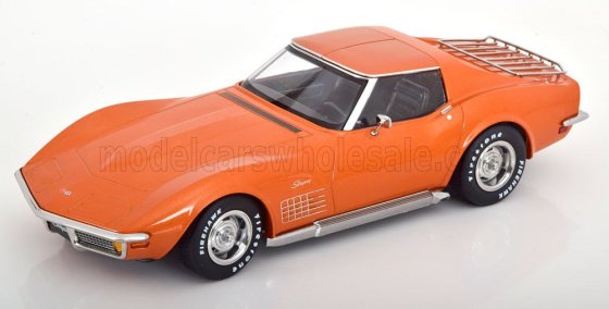 CHEVROLET - CORVETTE C3 1972 - WITH REMOVABLE ROOF PARTS - ORANGE