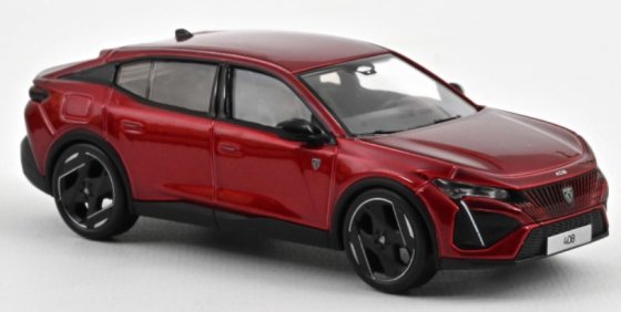 Peugeot 408 GT 2023 Rouge Elixir 1/43 NOREV
