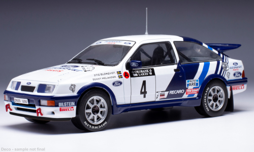 Ford Sierra RS Cosworth, No.4, 1000 Lakes Rallye, 