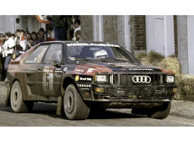 Audi Quattro A2, No.5, Circuit des Ardennes, J.Bos