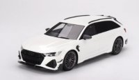 AUDI - A6 RS6-R ABT AVANT C8 SW STATION WAGON 2021 - GLACIER WHITE MET