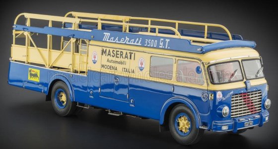 Fiat 642RN2 Bartoletti Maserati transporteur de voitures de course 1957 échelle 1/18 par CMC