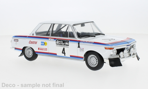 BMW 2002, No.4, Rallye WM, RAC Rally, B.Waldegard/