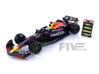 RED BULL RACING RB18 VERSTAPPEN WINNER JAPANESE GP 2022 W/PITBOARD WORLD CHAMPION