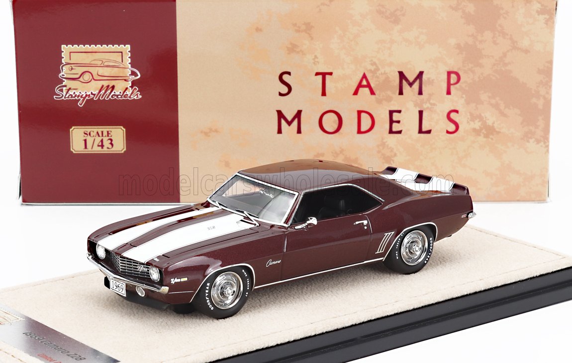 CHEVROLET - CAMARO Z/28 COUPE 1969 - BURGUNDY POLY