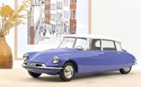 Citroën DS 19 1959 - Blauw Delphinium & Wit , 0 openingen