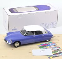 Citroën DS 19 1959 - Blauw Delphinium & Wit , 0 openingen