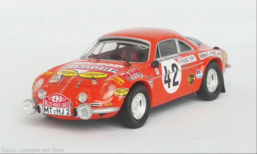 Alpine Renault A110, No.42, Rallye WM, Rallye Mont