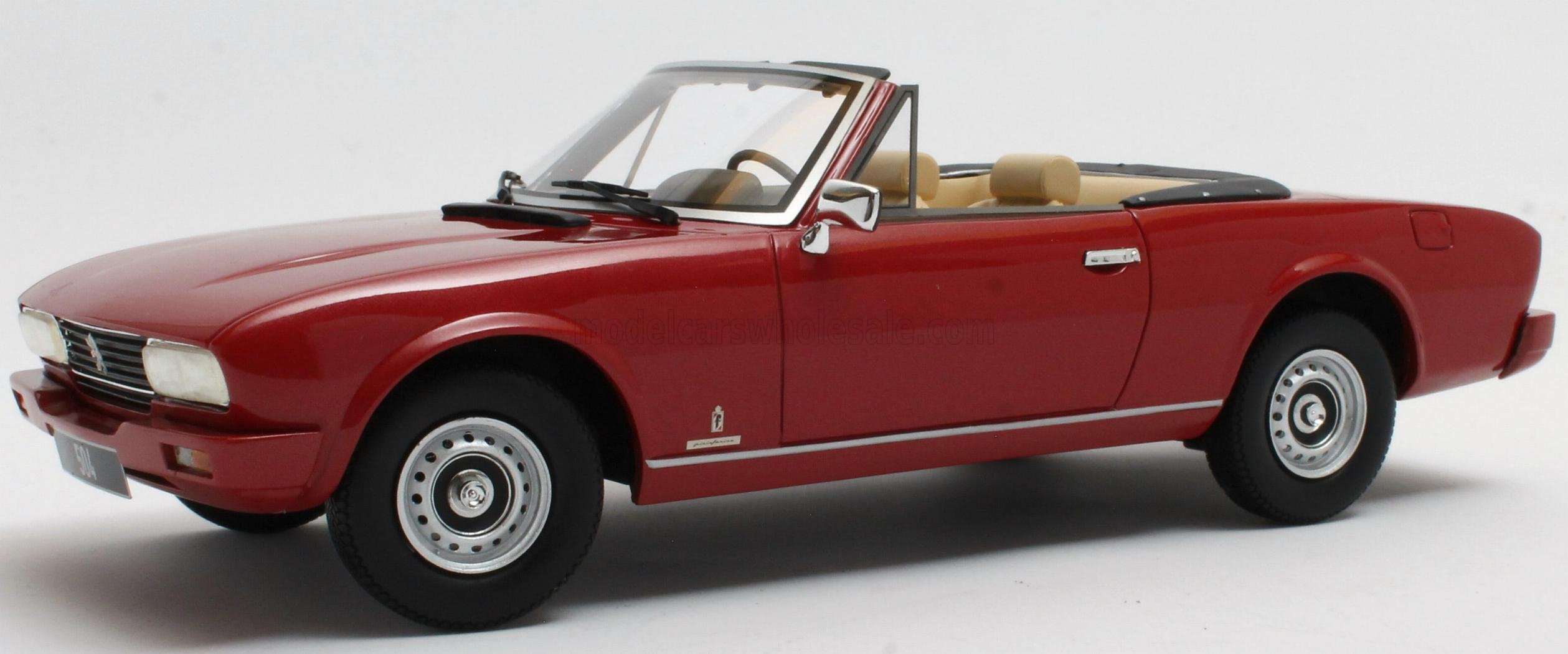 PEUGEOT - 504 CABRIOLET OPEN 1983 - RED MET