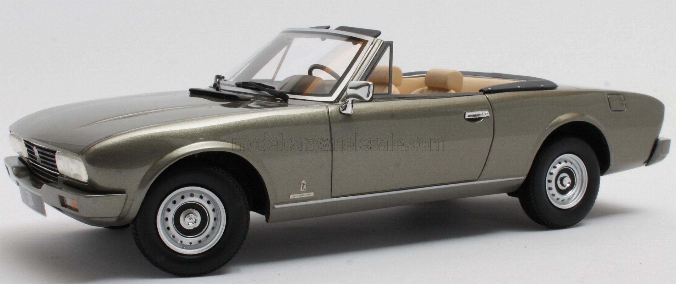 PEUGEOT - 504 CABRIOLET OPEN 1983 - GREEN MET