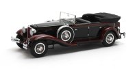 CORD - L-29 PHAETON SEDAN CABRIOLET OPEN 1931 - BLACK RED