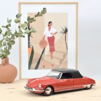 Citroën DS 19 Cabriolet 1961 Corail Rood