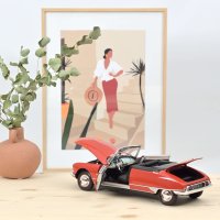 Citroën DS 19 Cabriolet 1961 Corail Rood