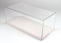 Vitrine Met Basis In Alcantara Bianco Cucitura Bianca