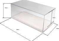 Vitrine Met Basis In Alcantara Bianco Cucitura Bianca