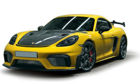 PORSCHE CAYMAN GT4 RS 2024 -YELLOW W/ WEISSACH PAC