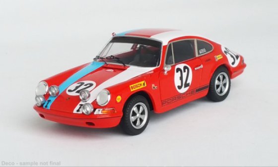Porsche 911 L No.32 24h Spa 1968 modèle réduit 1/43 TROFEU
