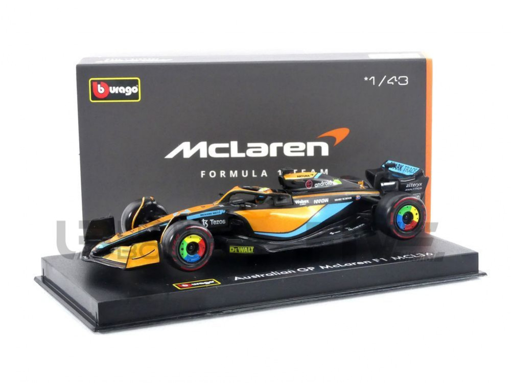 Mclaren MCL 36 #3 DANIEL RICCIARDO 2022 with helme