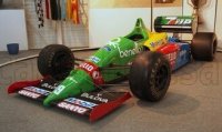 BENETTON - F1 B188 N 19 3rd BRITISH GP 1988 ALESSANDRO NANNINI - GREEN YELLOW BLUE