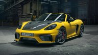 Porsche Cayman Spyder RS ​​Weissach-pakket (geel)