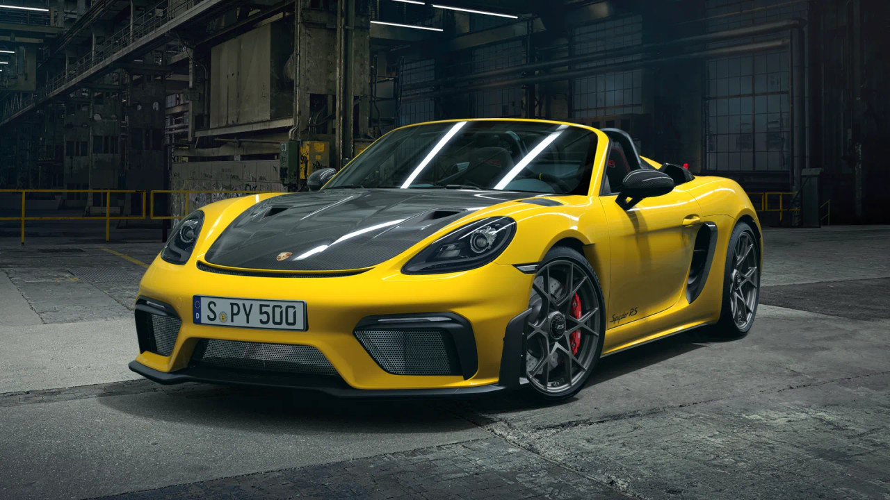 Porsche Cayman Spyder RS ​​Weissach-pakket (ge