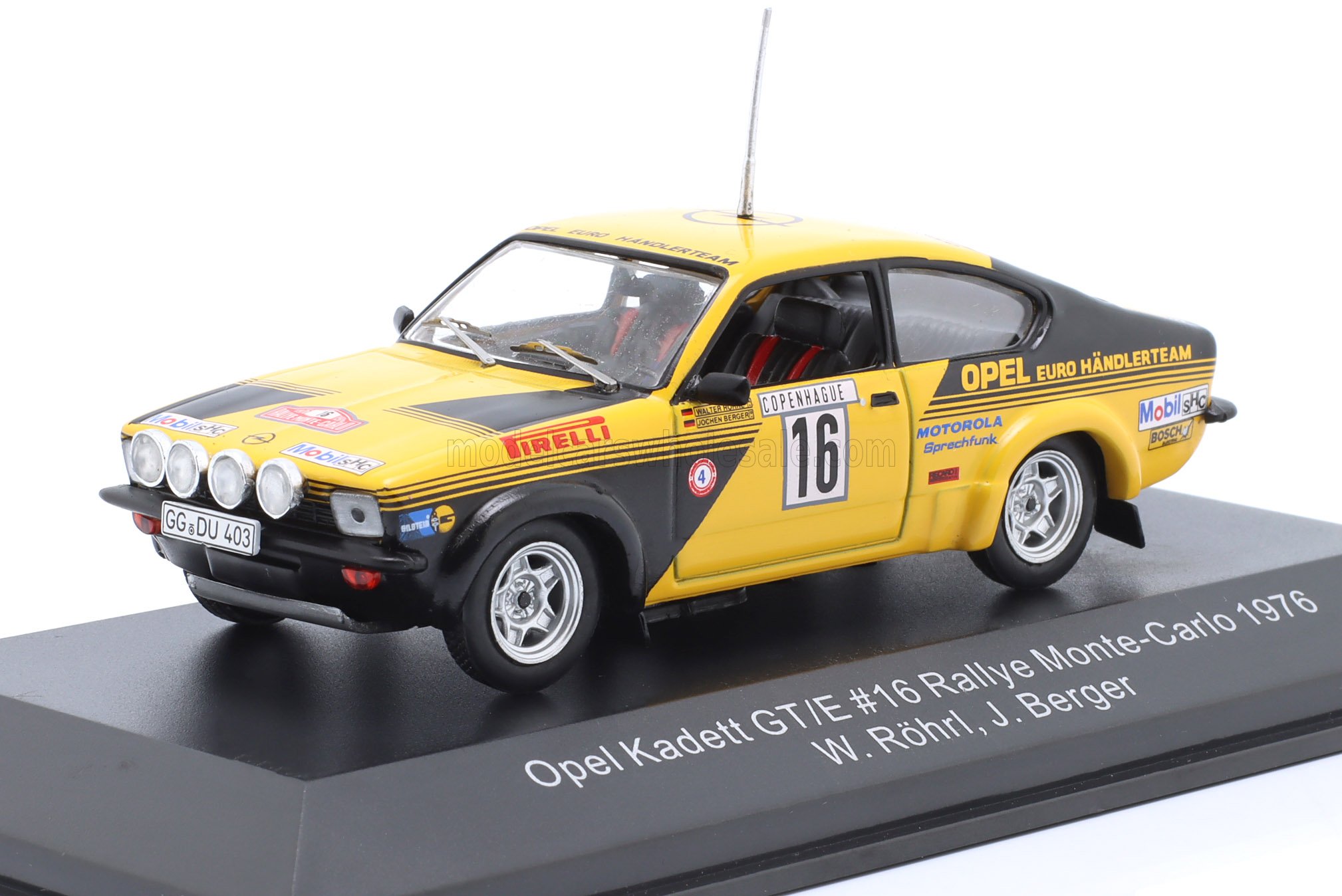 OPEL - KADETT C GT/E (night version) N 16 4th RALL