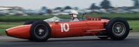 FERRARI - F1 156 F1-63 N 10 2nd BRITISH SILVERSTONE GP (with pilot figure) 1963 JOHN SURTEES