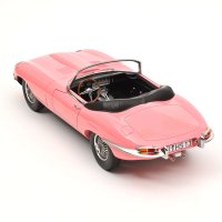 Jaguar E-Type Cabriolet 1962 Roze 1:12 - 300 exempl.