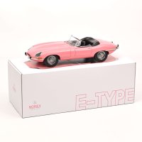 Jaguar E-Type Cabriolet 1962 Roze 1:12 -  300 stuks.